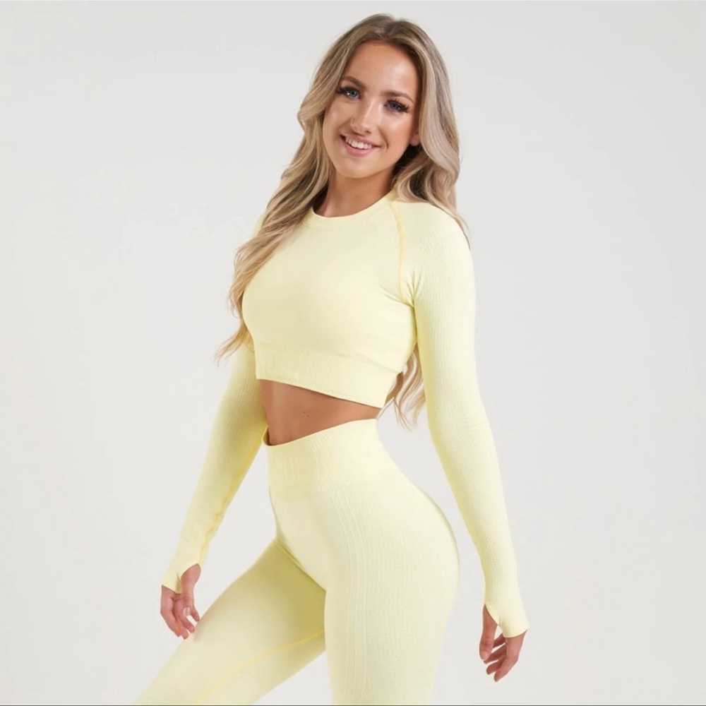 Vanquish Yellow Long Sleeve Top